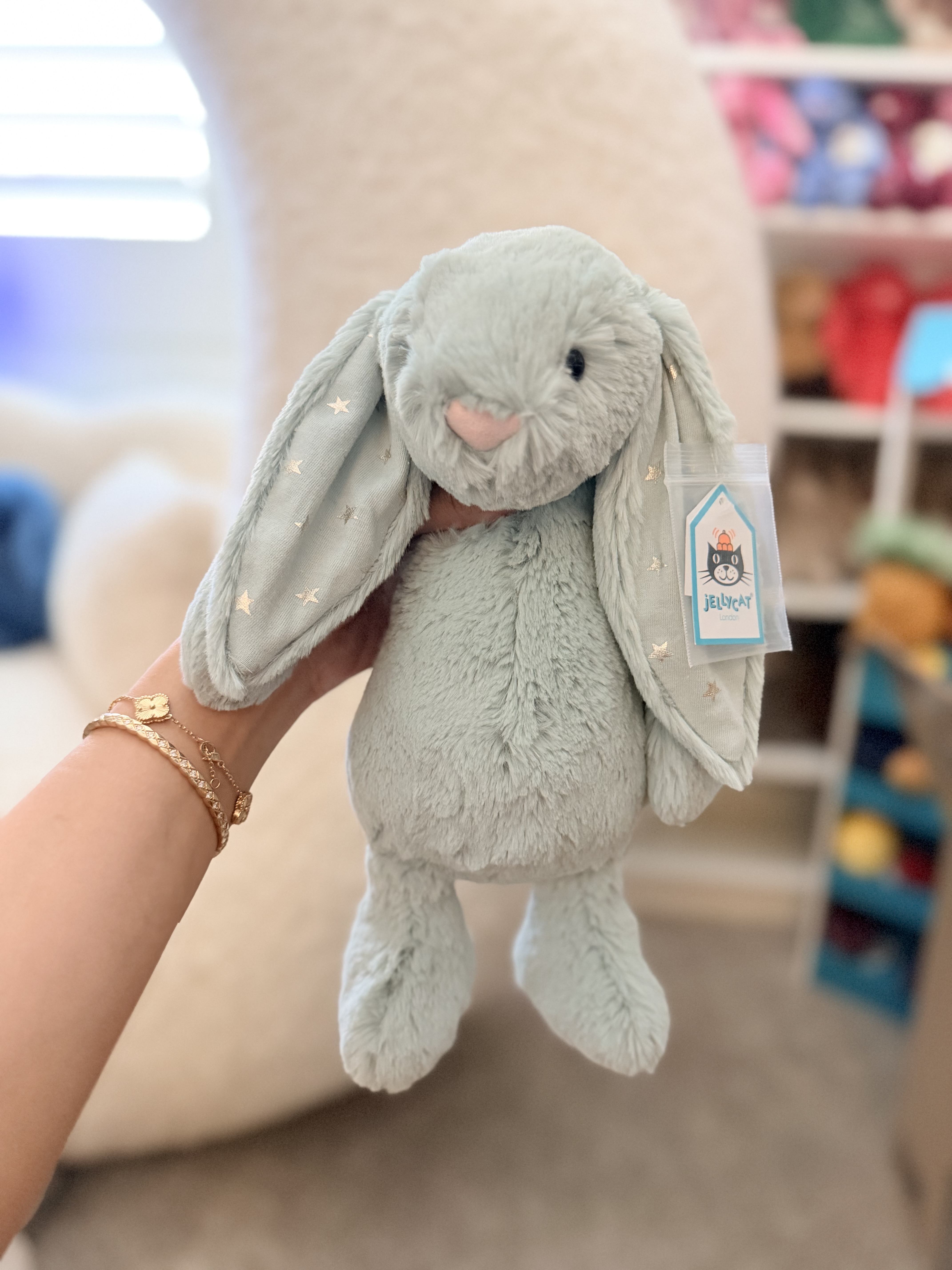 NWT Medium Bashful Sparklet Bunny β photo 1
