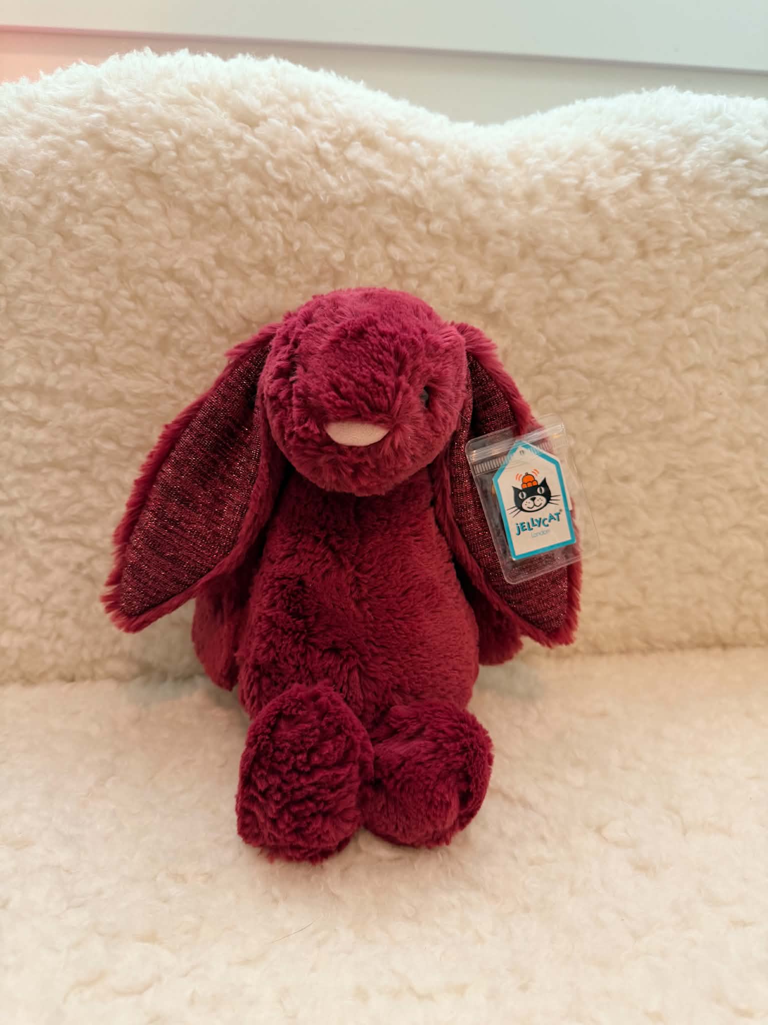 NWT Medium Bashful Sparkly Cassis Bunny β photo 1
