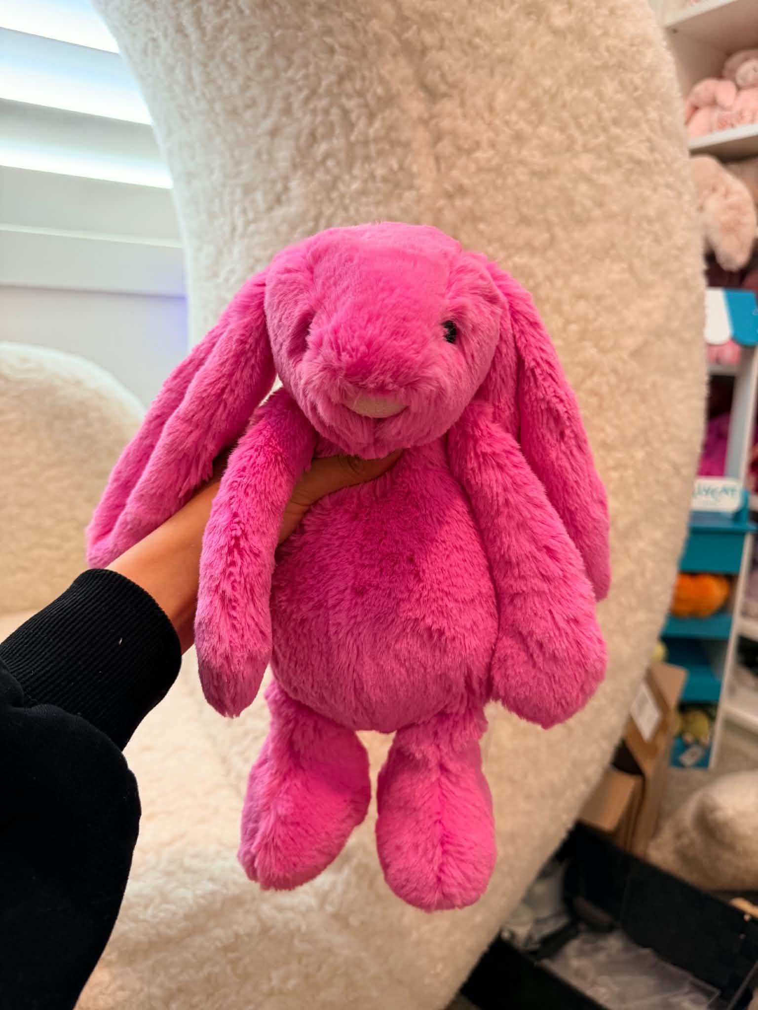 NWT Medium Hot Pink Bashful Bunny β photo 1
